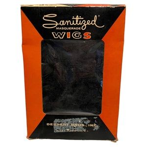 Vintage Halloween Pirate Wig Dessart Bros. Inc. Sanitized Masquerade Wigs